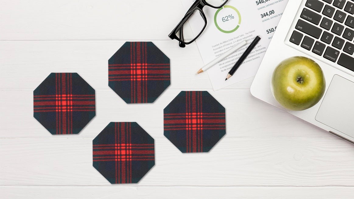Octagonal Coasters - Royal Scottish