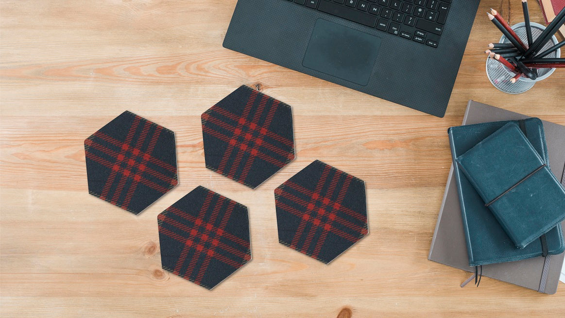 Hexagonal Coasters - Royal Scottish