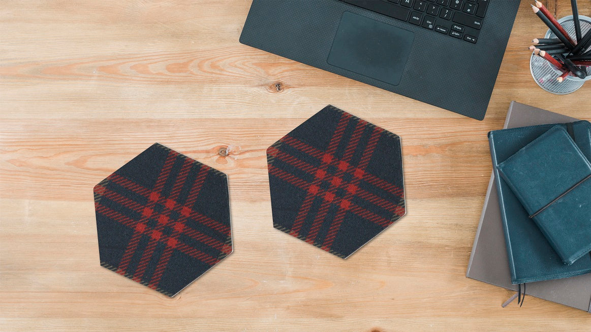 Hexagonal Coasters - Royal Scottish