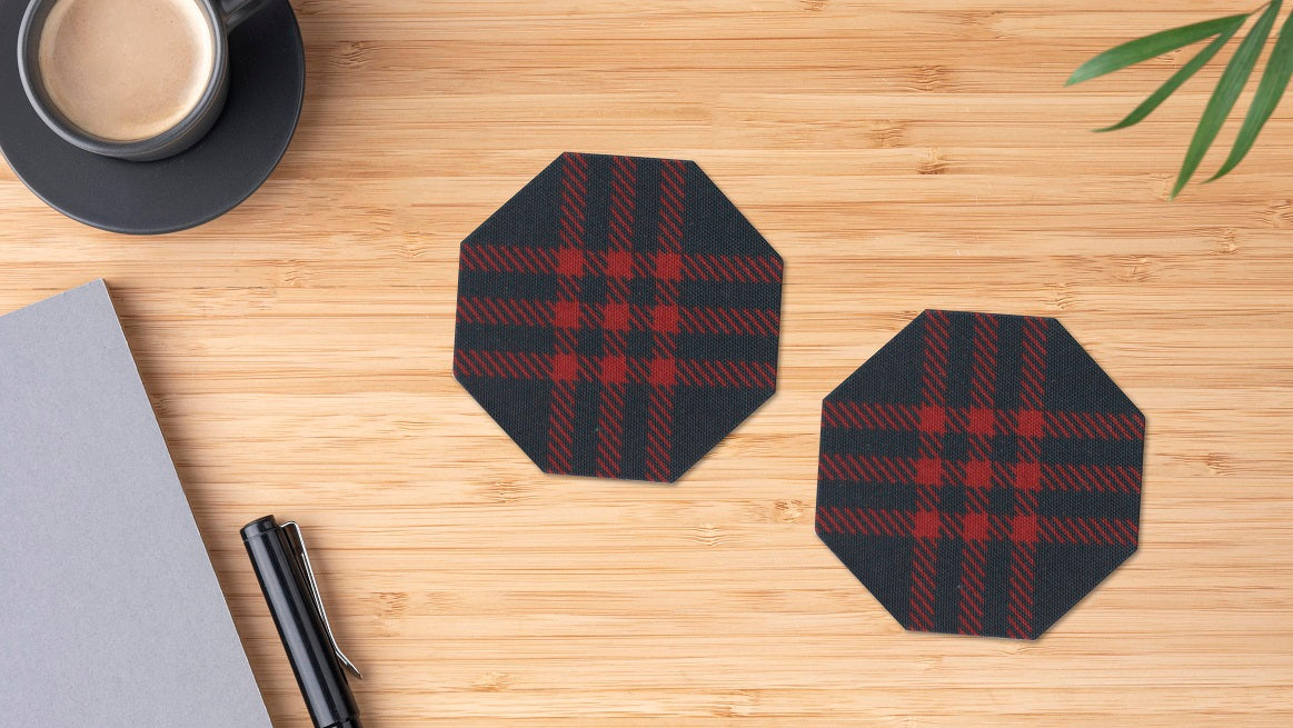 Octagonal Coasters - Royal Scottish