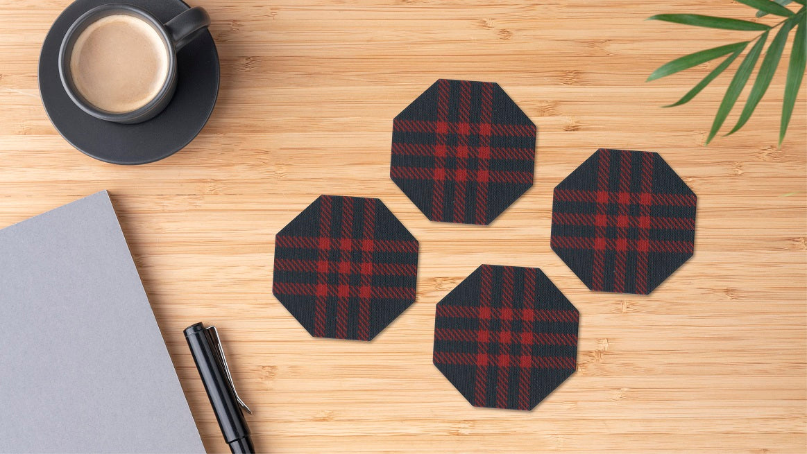 Octagonal Coasters - Royal Scottish