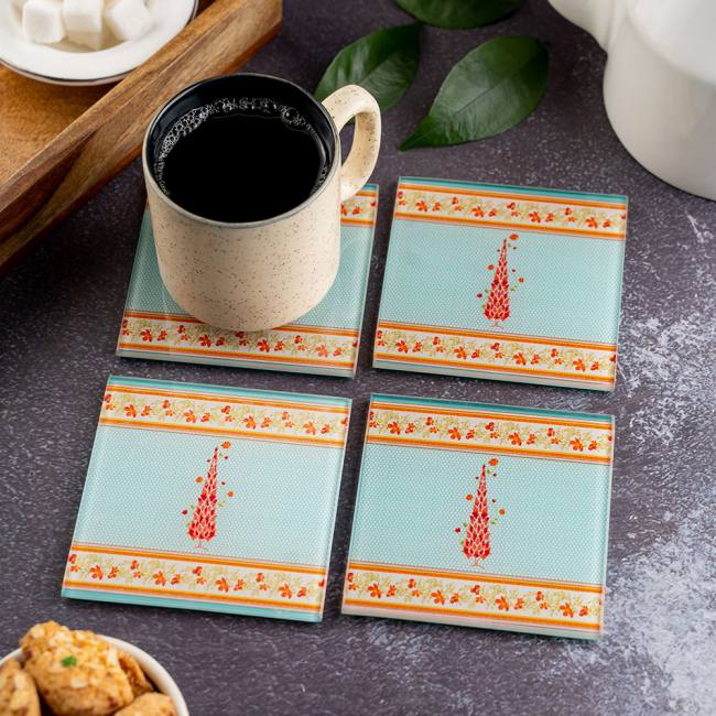 Glass Coasters (Set of 4) - Babur