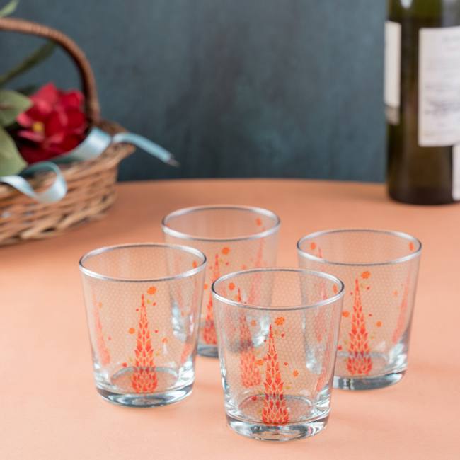 Glass Tumblers (Set of 4) - Babur