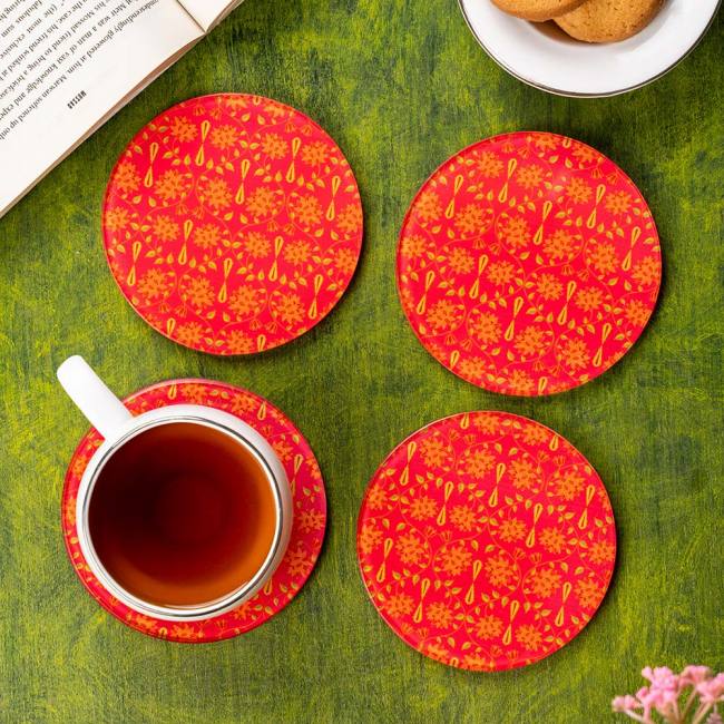 Glass Coasters (Set of 4) - Babur