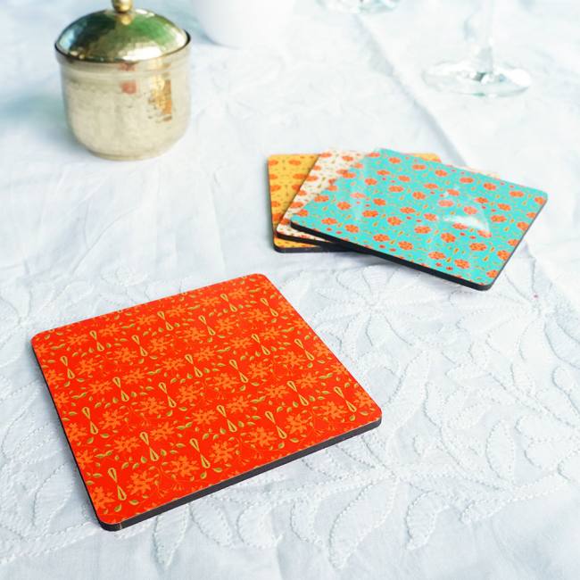 Wooden Coasters - Babur