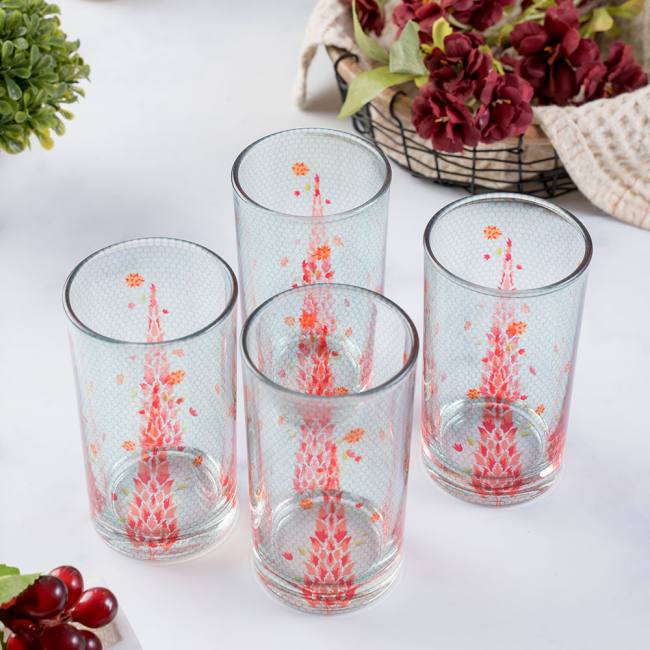 Glass Tumblers (Set of 4) - Babur