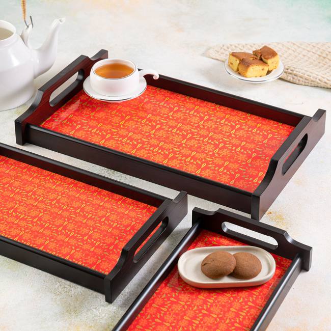 Wooden Trays - Babur