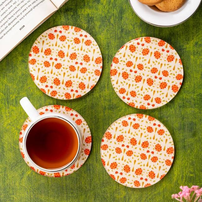 Glass Coasters (Set of 4) - Babur