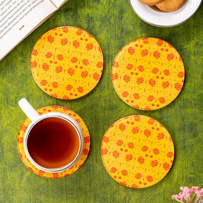 Glass Coasters (Set of 4) - Babur