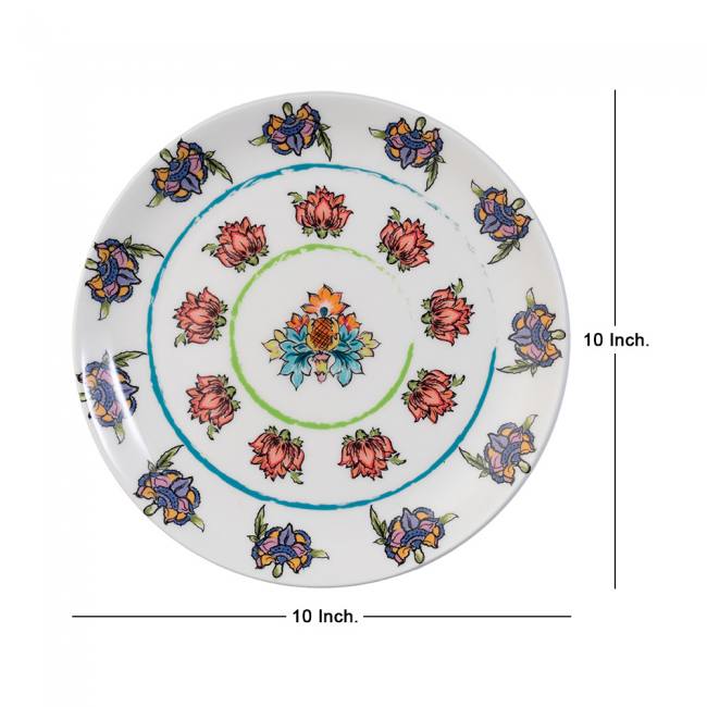 Decorative Wall Plate - Blanc Pastel Passion