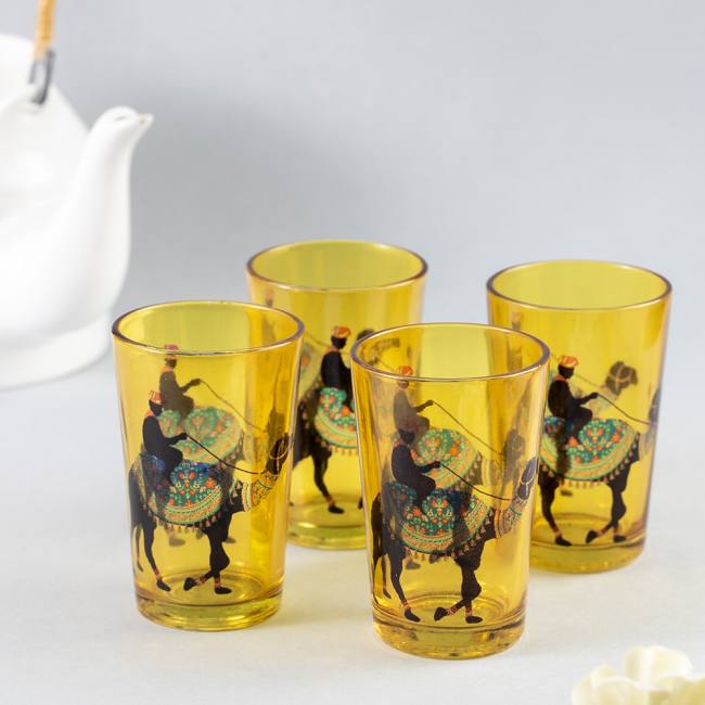 Chai Glasses - Camel Glory