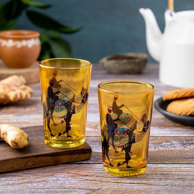 Chai Glasses - Camel Glory