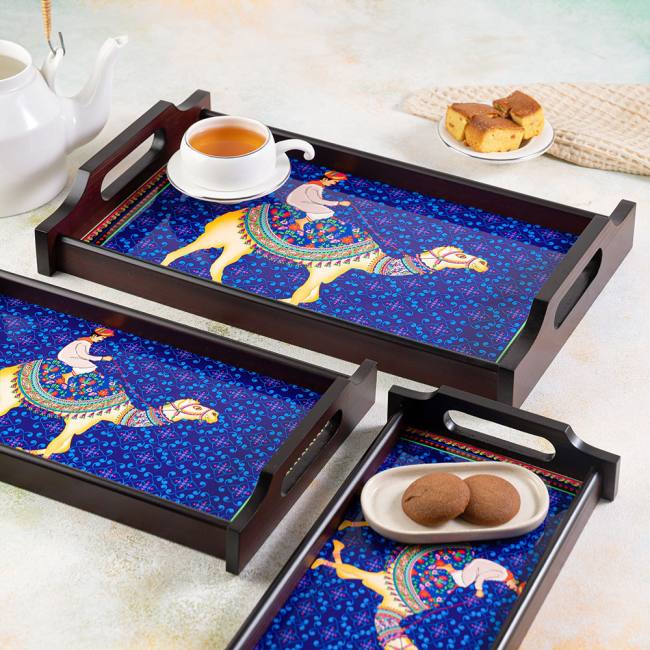Wooden Trays - Camel Glory