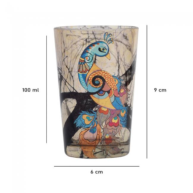Chai Glasses - Charismatic Peacock