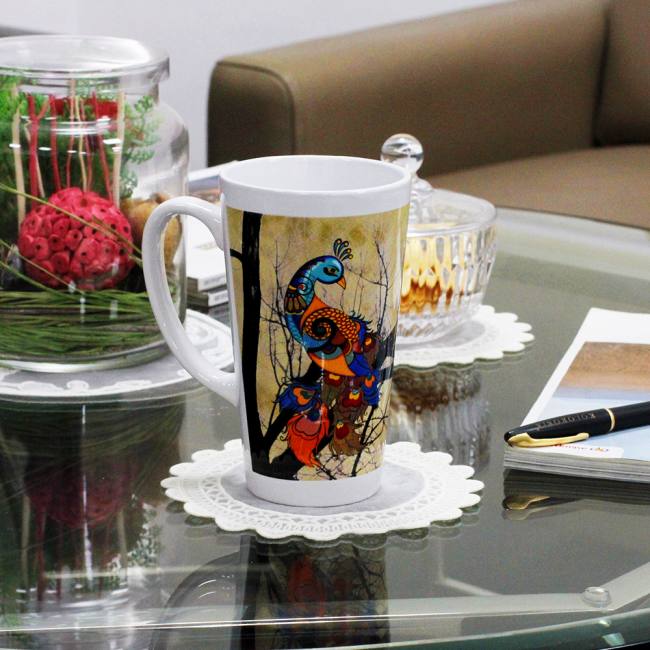 Irish Mugs - Peacock Admiration