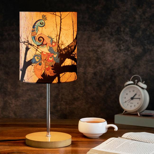 Table Lamp - Peacock Admiration