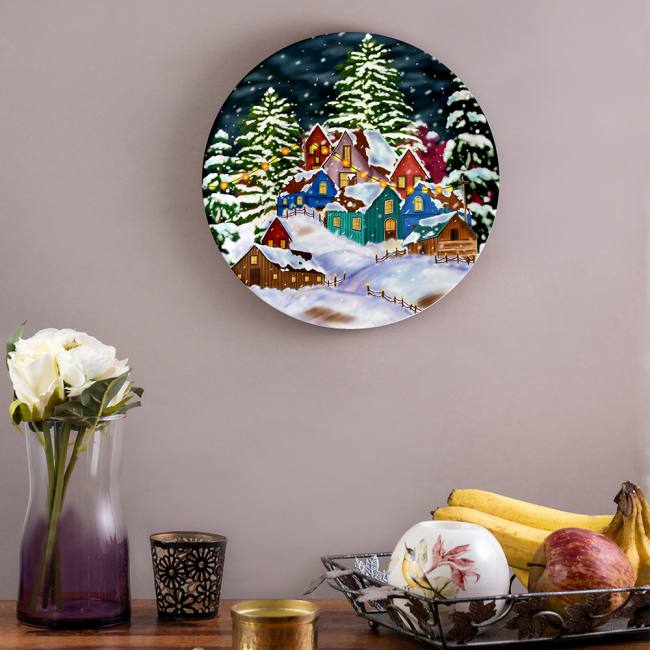 Decorative christmas plates best sale