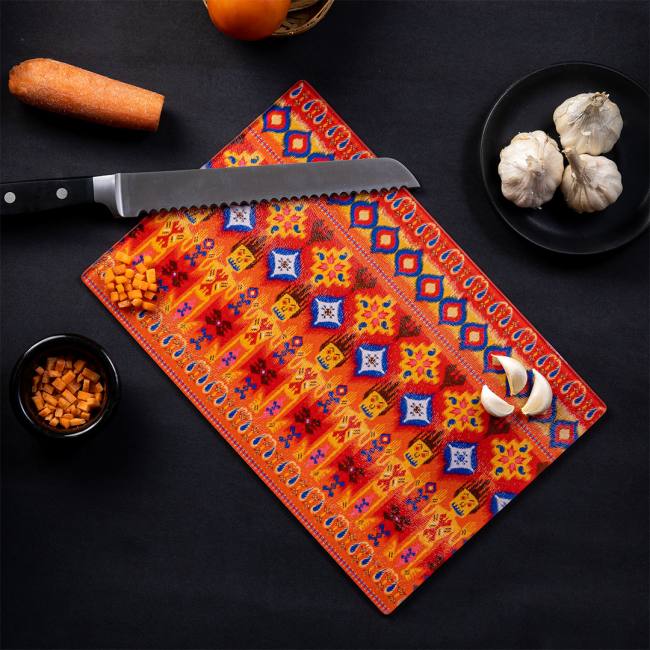 Chopping Board - Dazzling Ikat