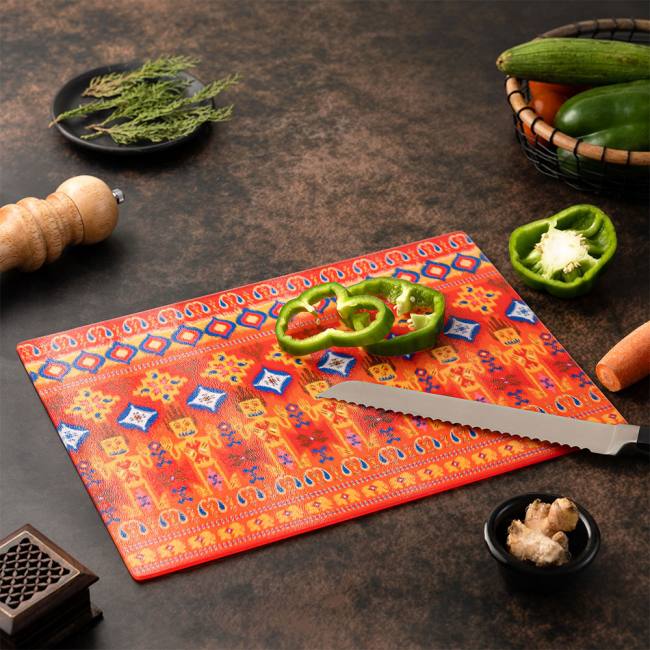 Chopping Board - Dazzling Ikat