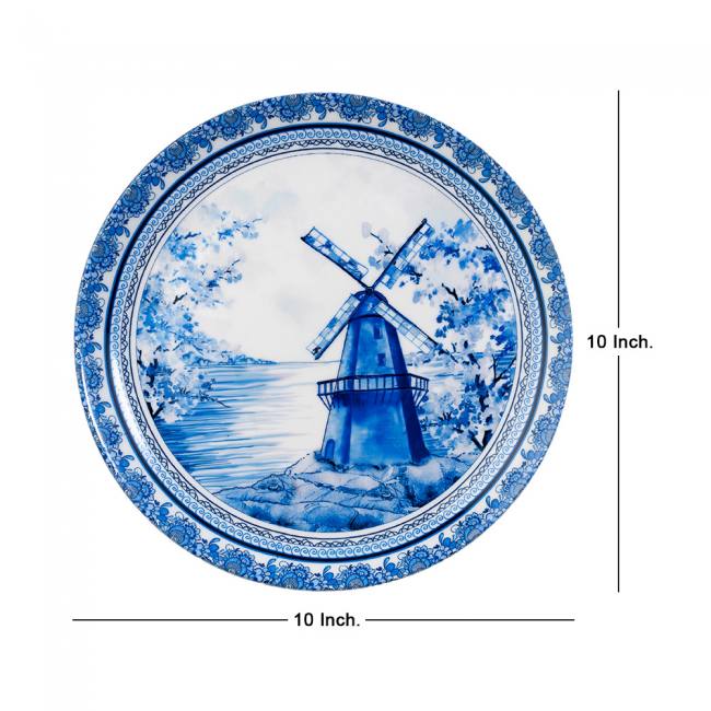 Decorative Wall Plate Combo (Set of 6) - Dutch Blue Pottery