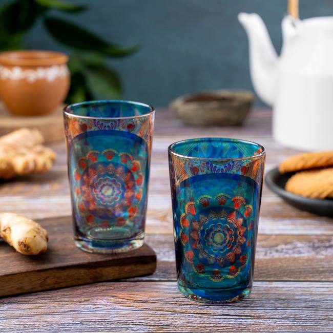 Chai Glasses - Egyptian Tranquility