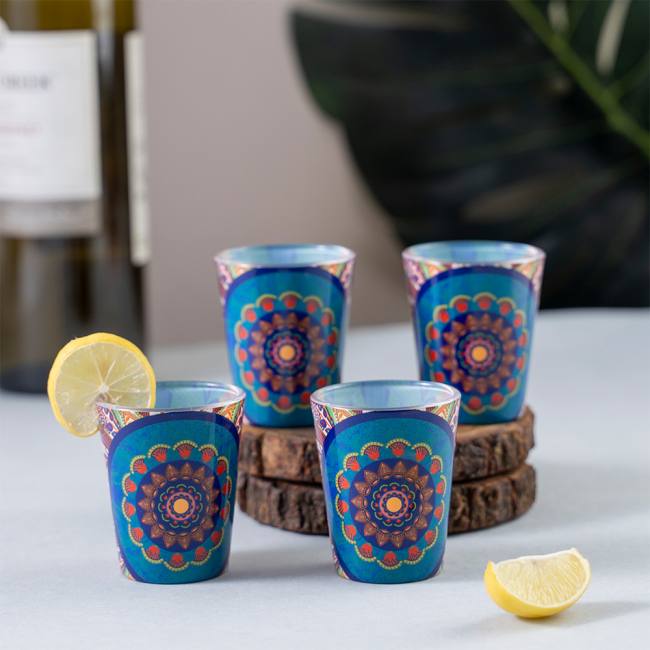 Glass Shot Glasses - Egyptian Tranquility