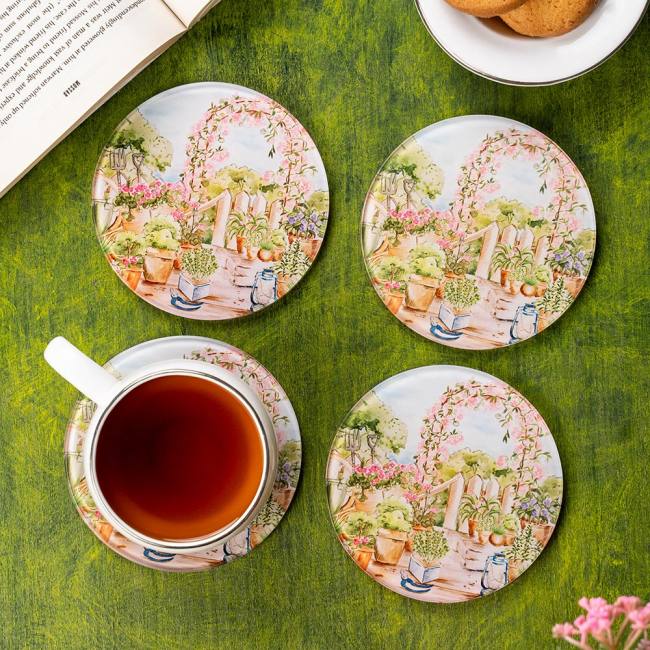 Glass Coasters (Set of 4) - English Tales