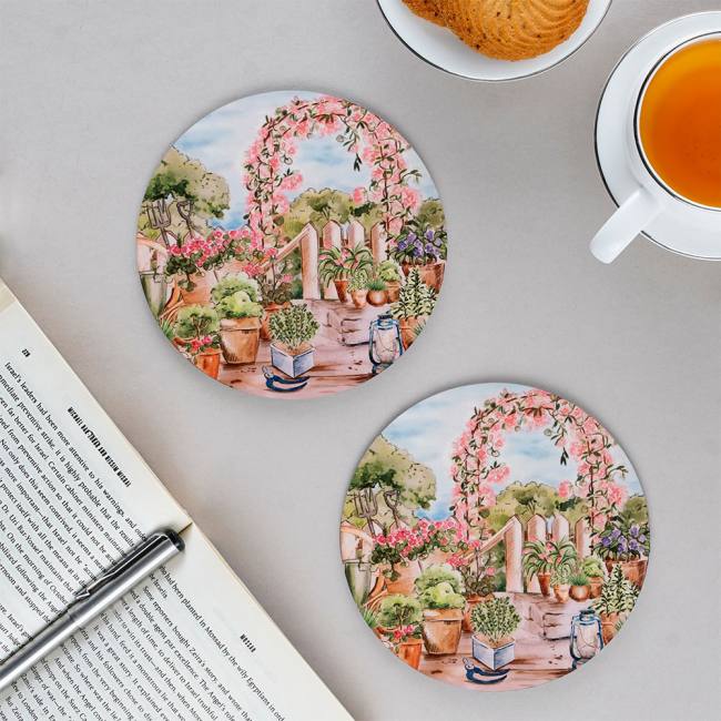 Wooden Coasters (Set of 2) - English Tales