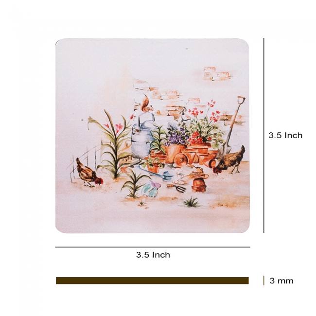 Wooden Coasters (Set of 4) - English Tales
