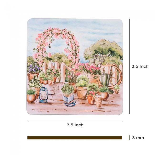 Wooden Coasters (Set of 4) - English Tales