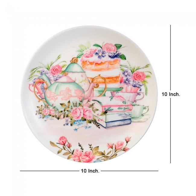 Decorative Wall Plate - Old English Garden Parties