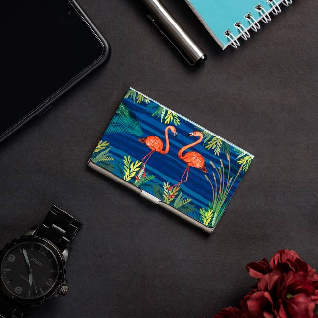 Visiting Card Holder - Tropical Lush