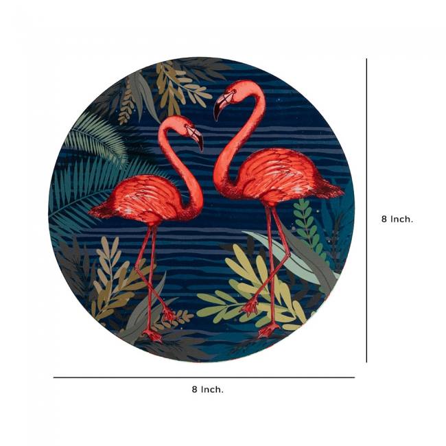 Wooden Coasters (Set of 2) - Tropical Lush