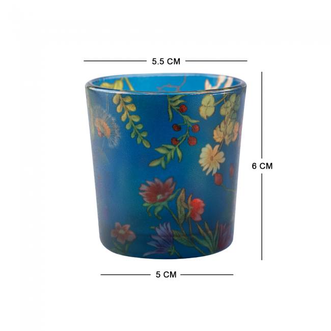 Candle Votives (Set of 2) - Floral Bliss