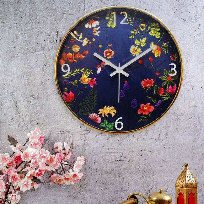 Wall Clock - Floral Bliss