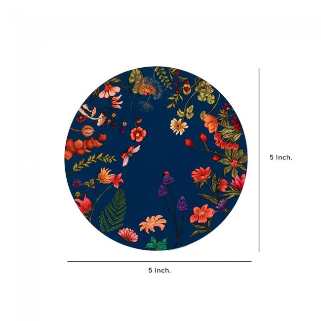 Wooden Coasters - Floral Bliss