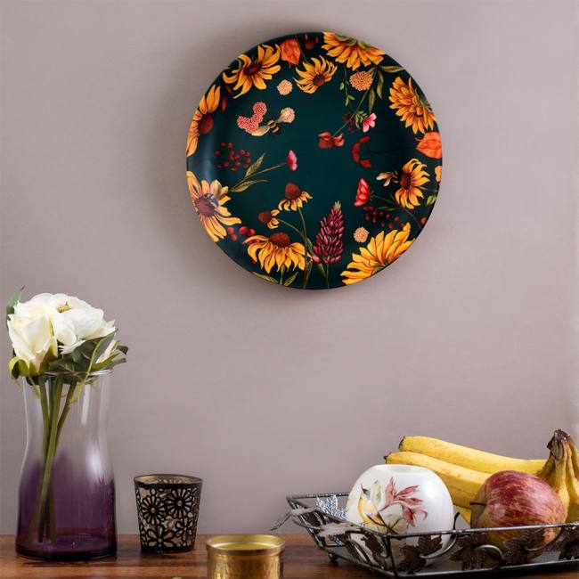 Decorative Wall Plate - Floral Bliss