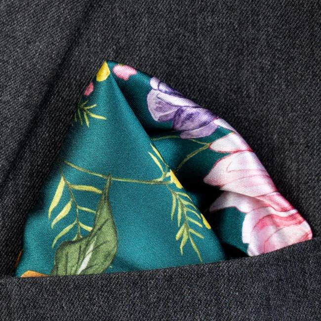 Pocket Square - Floral Bliss