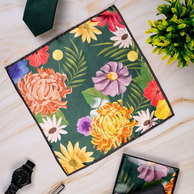 Pocket Square - Floral Bliss