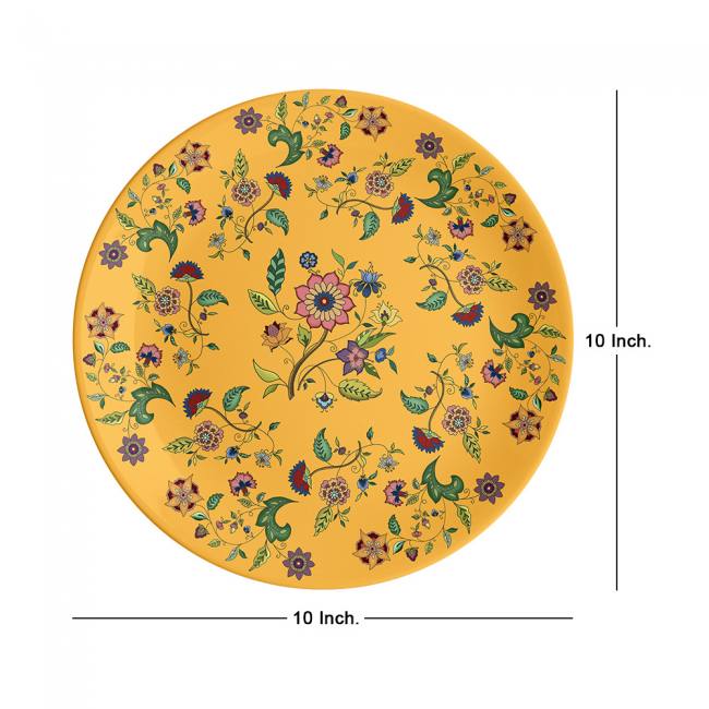 Decorative Wall Plate - Floral Finesse