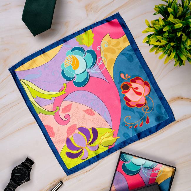 Pocket Square - Floral Bliss