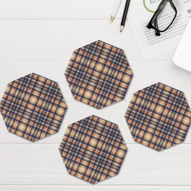 Octagonal Coasters - Scottish Pride