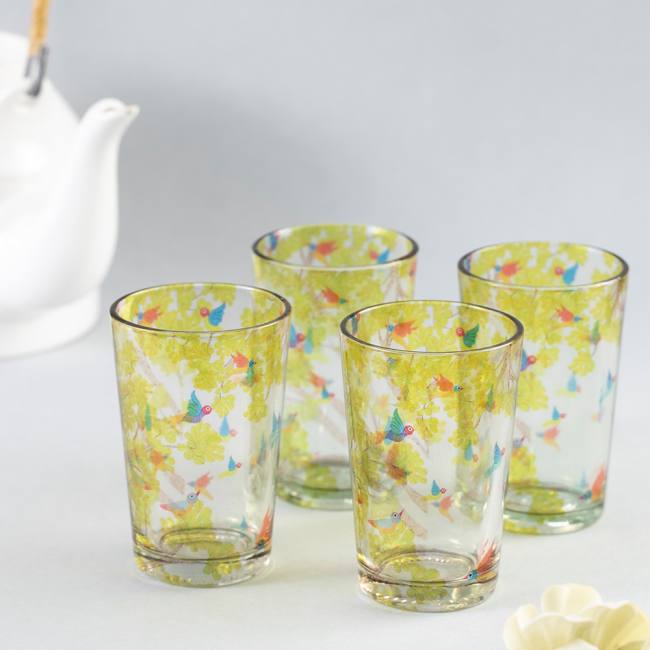 Chai Glasses - Gond Art