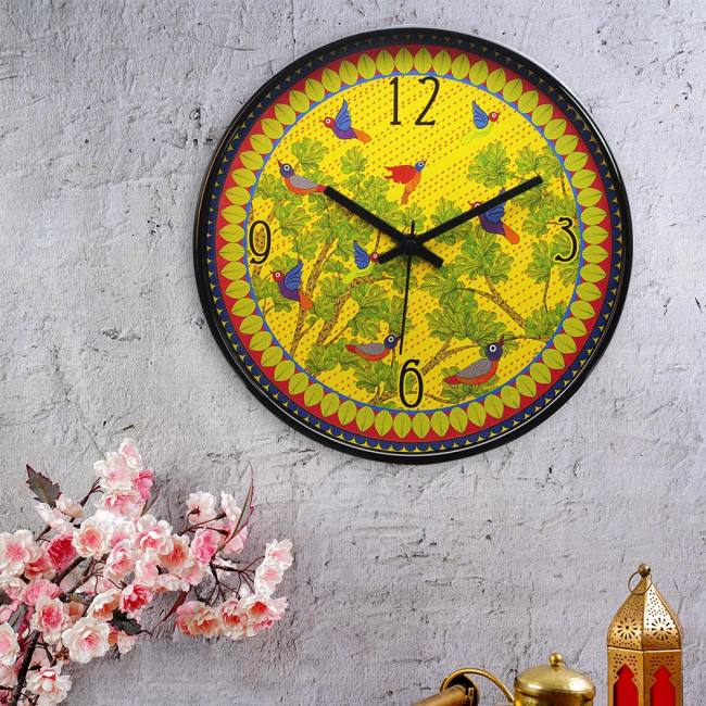 Wall Clock - Gond Art