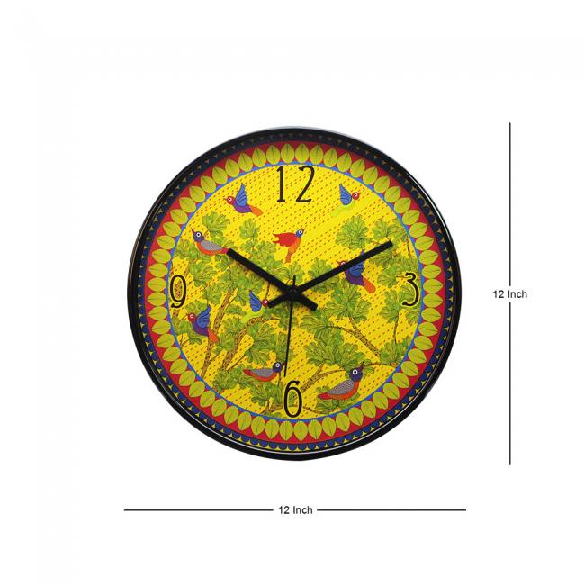Wall Clock - Gond Art