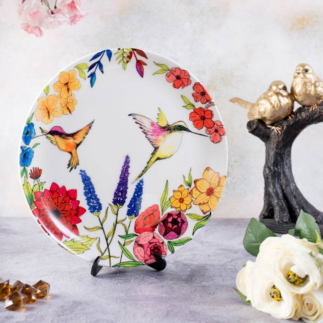 Decorative Wall Plate - Humming Bird