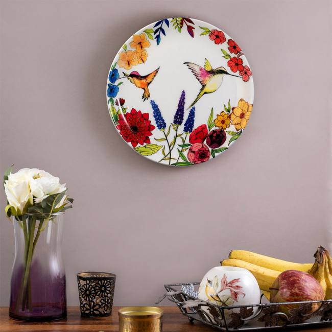 Decorative Wall Plate - Humming Bird