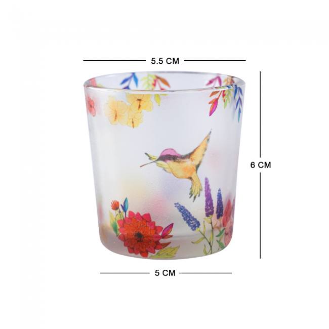 Candle Votives (Set of 2) - Humming Bird