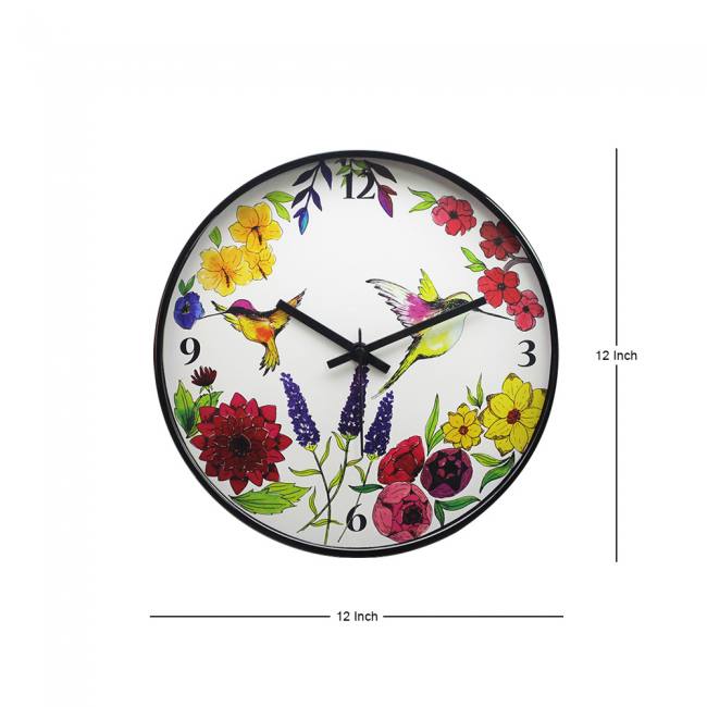 Wall Clock - Humming Bird