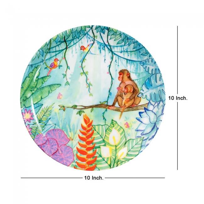 Decorative Wall Plate - JUNGLE SCENES